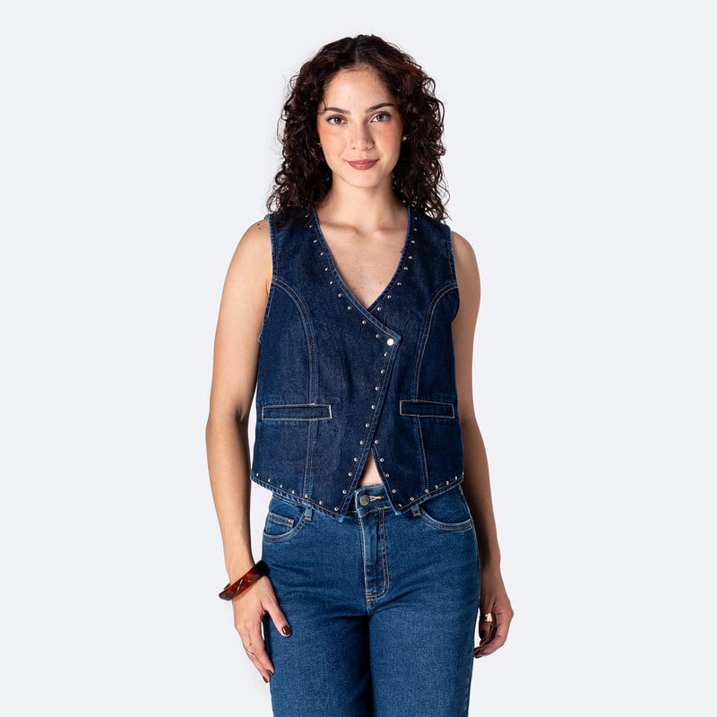 CHALECO DENIM MUJER ONHELA - 1