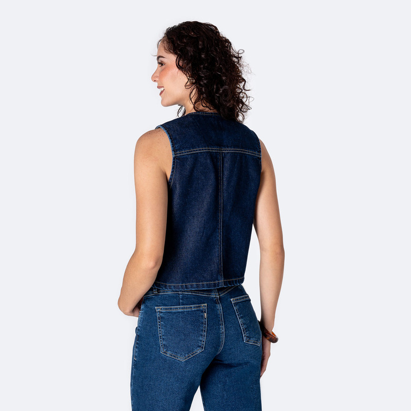 CHALECO DENIM MUJER ONHELA - 3