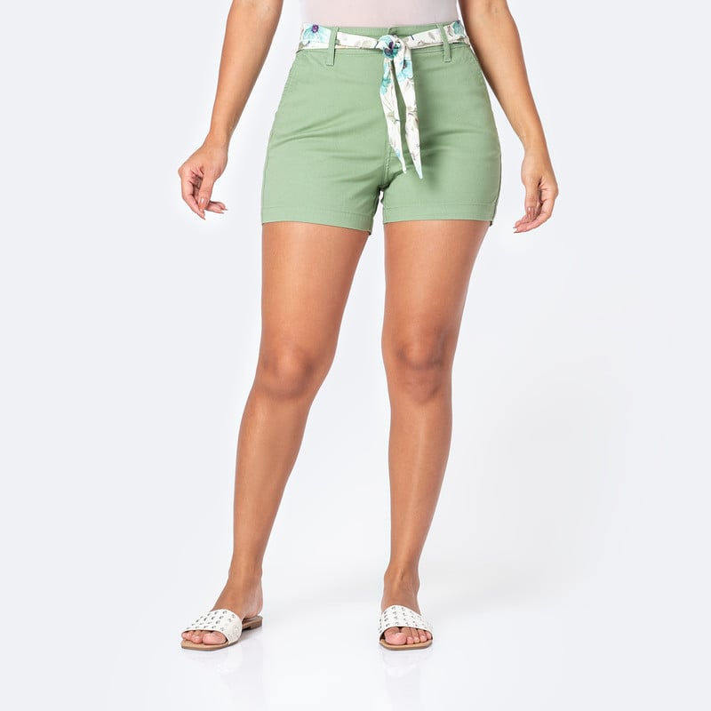 SHORTS DRILL STRETCH MUJER MOIRAH - 1