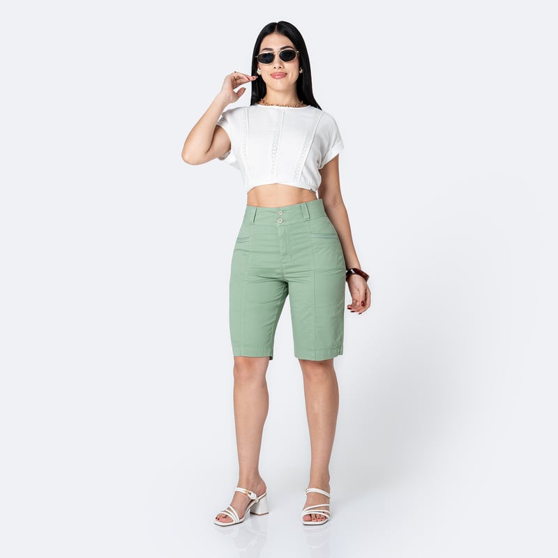 SHORTS TAFETA MUJER PILARH - 2