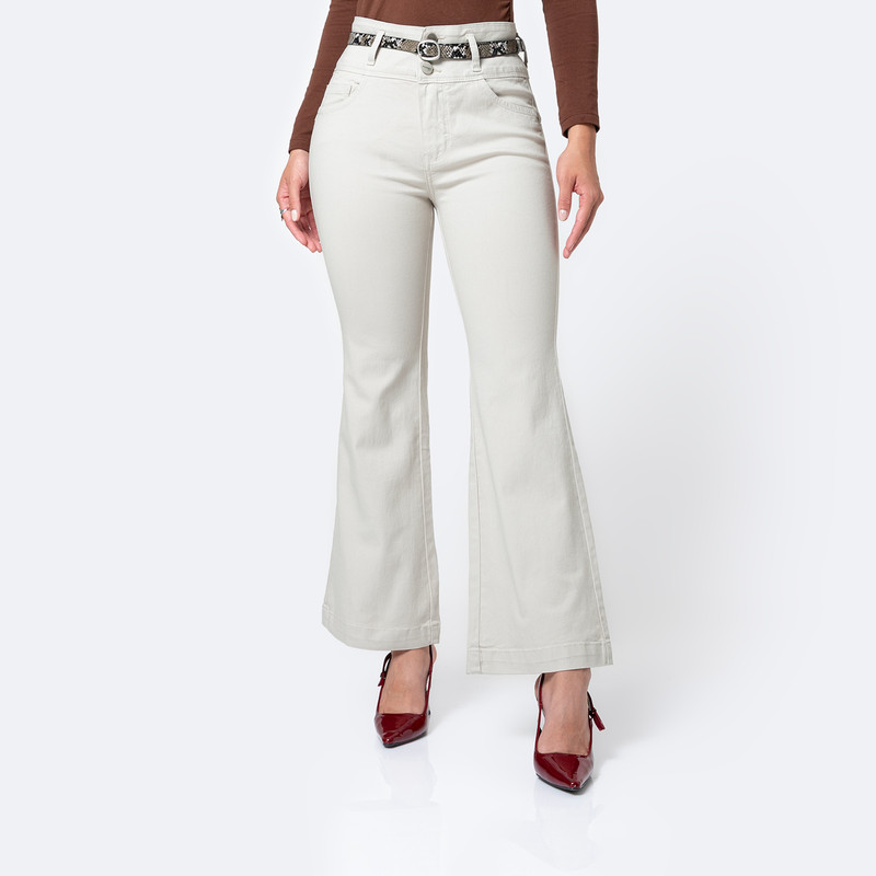 PANTALON DRILL STRETCH MUJER BRENHI - 1