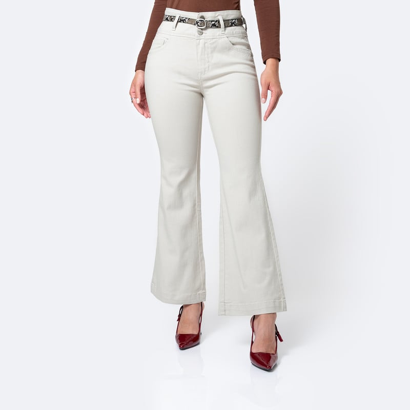 PANTALON DRILL STRETCH MUJER BRENHI - 1