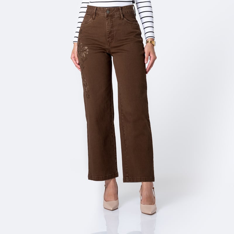 PANTALON DRILL STRETCH MUJER MARIZBEL - 1