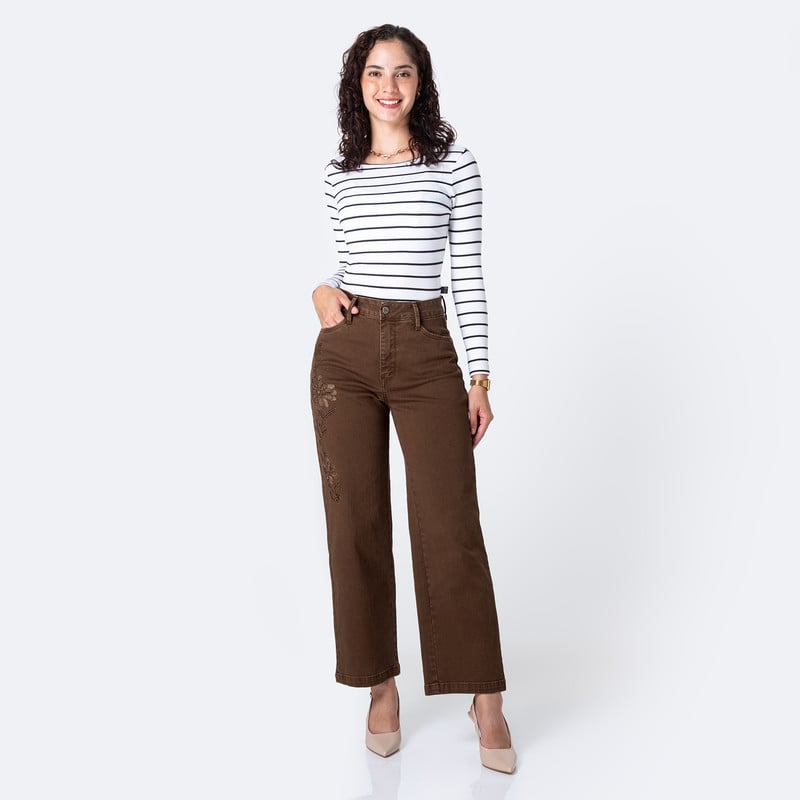 PANTALON DRILL STRETCH MUJER MARIZBEL - 2