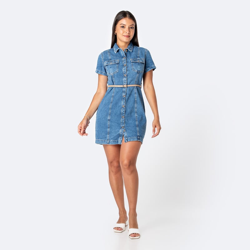 VESTIDOS DENIM MUJER SHANICA - 1