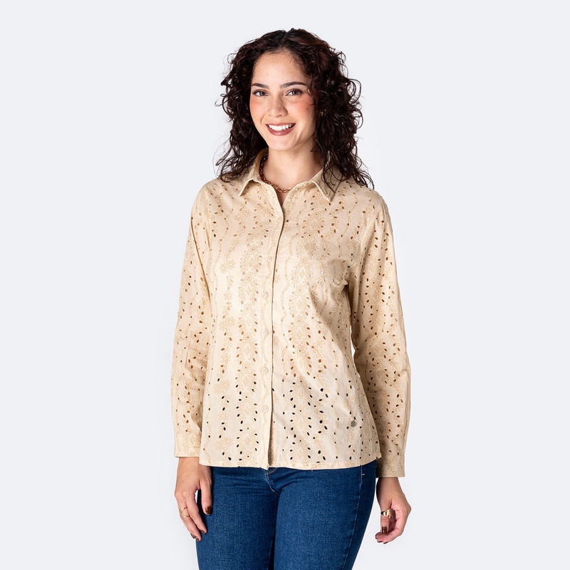 BLUSAS POPELINA MUJER LARELY - 1