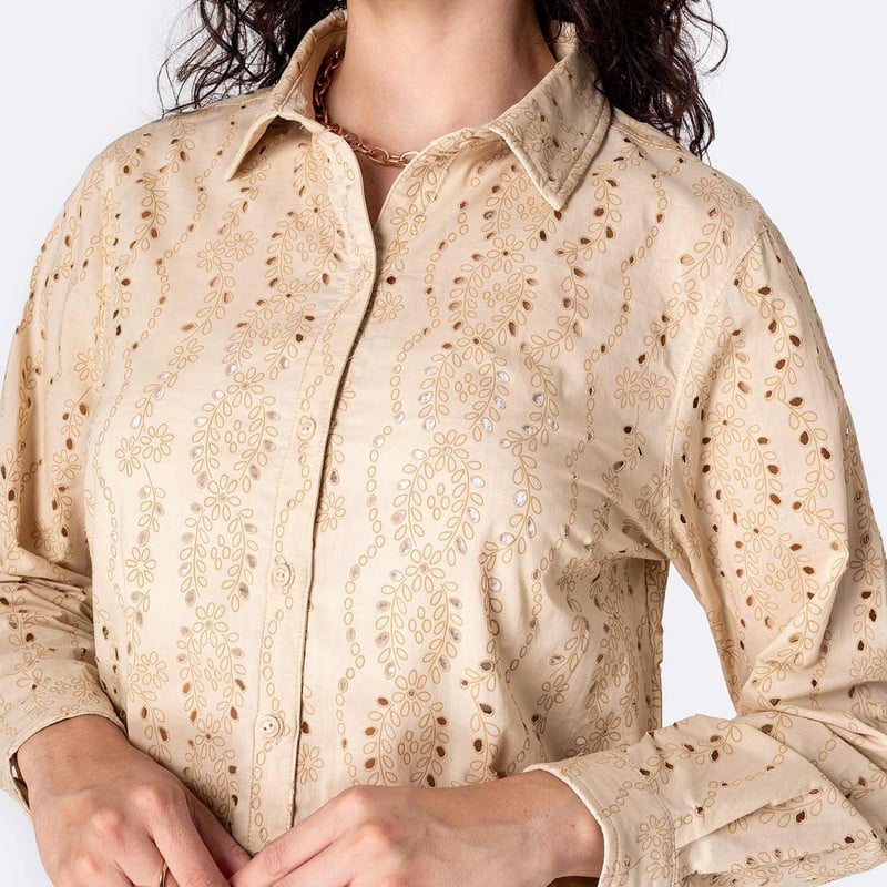BLUSAS POPELINA MUJER LARELY - 2