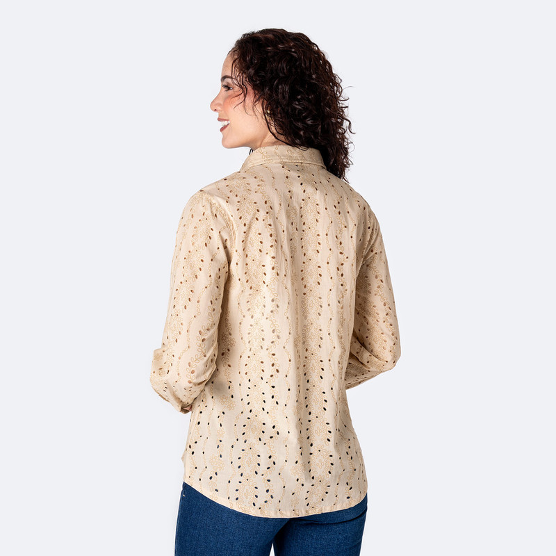 BLUSAS POPELINA MUJER LARELY - 3
