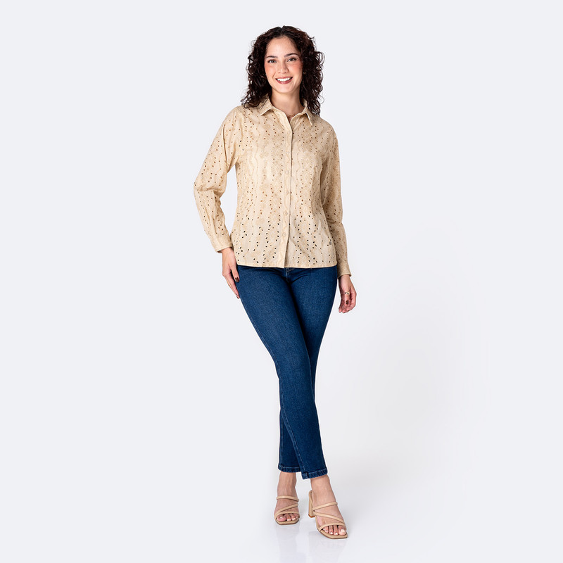 BLUSAS POPELINA MUJER LARELY - 4
