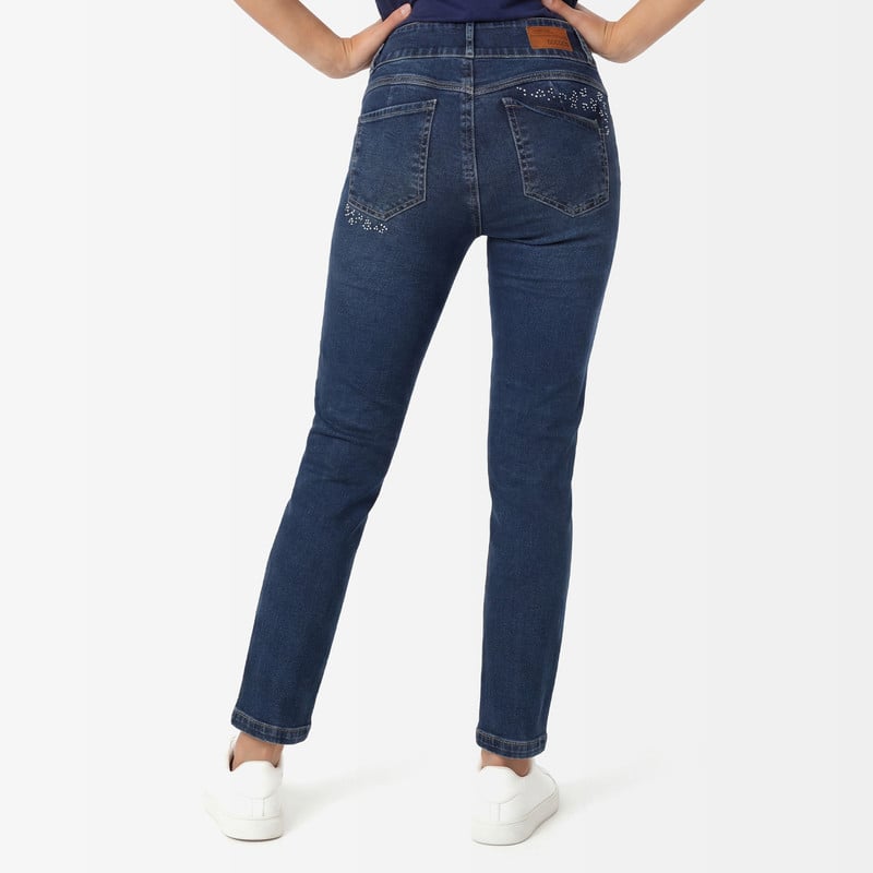 PANTALON DENIM STRETCH MUJER ELYSSE - 3