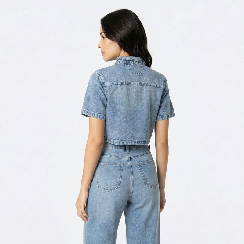 BLUSAS DENIM MUJER WANDAS - 3