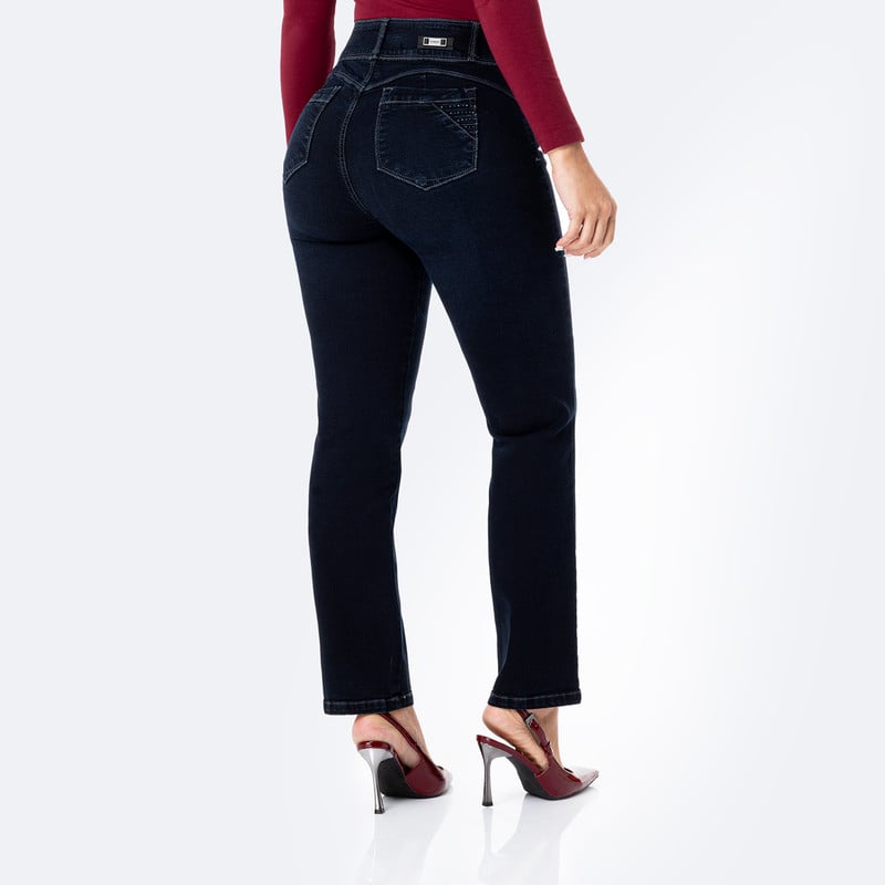 PANTALON DENIM STRETCH MUJER KEISIN - 3