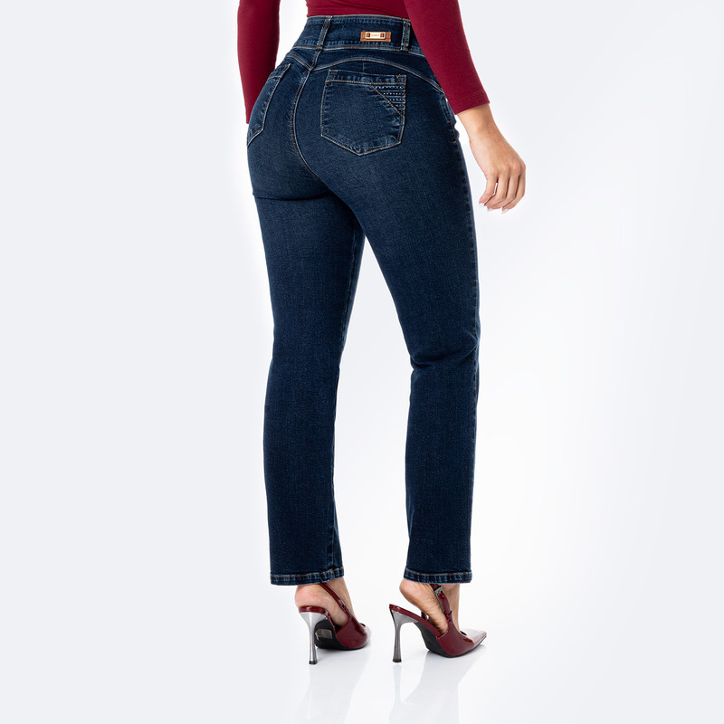 PANTALON DENIM STRETCH MUJER KEISIN - 3