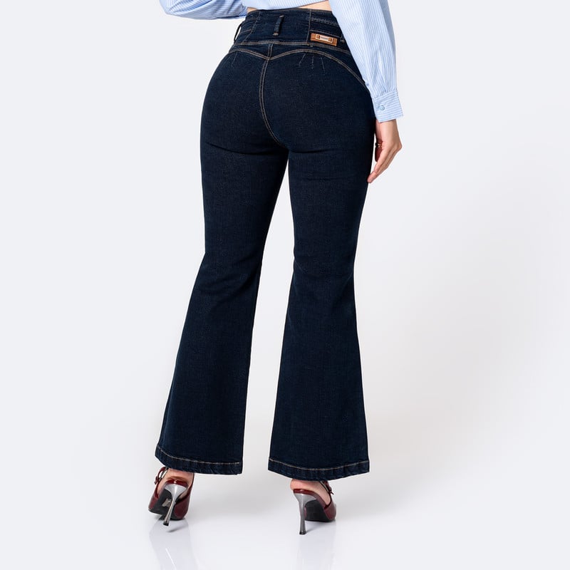 PANTALON DENIM STRETCH MUJER HAILEEN - 3