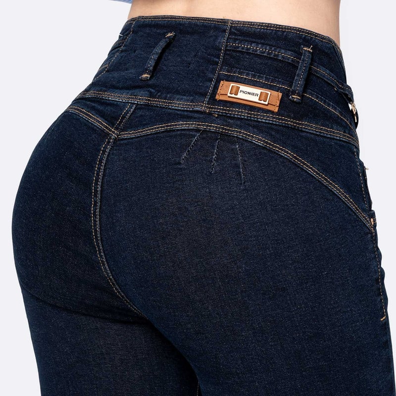 PANTALON DENIM STRETCH MUJER HAILEEN - 5