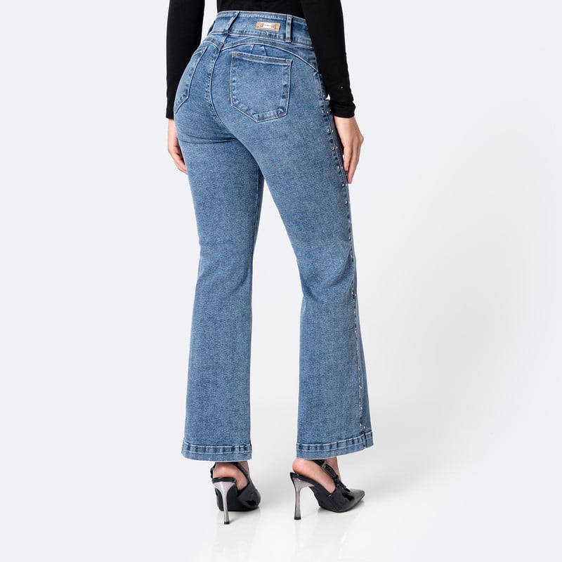 PANTALON DENIM STRETCH MUJER DANILEA - 3
