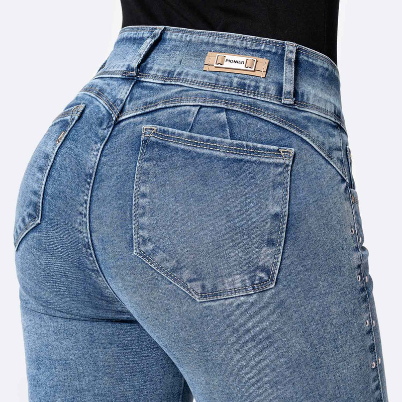 PANTALON DENIM STRETCH MUJER DANILEA - 5