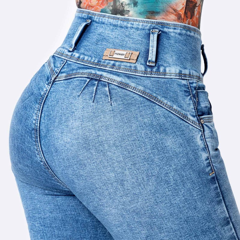 PANTALON DENIM STRETCH MUJER LETIIH - 5