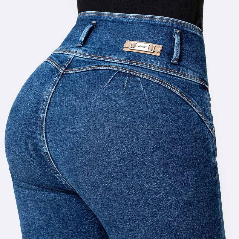 PANTALON DENIM STRETCH MUJER DEYSII - 5