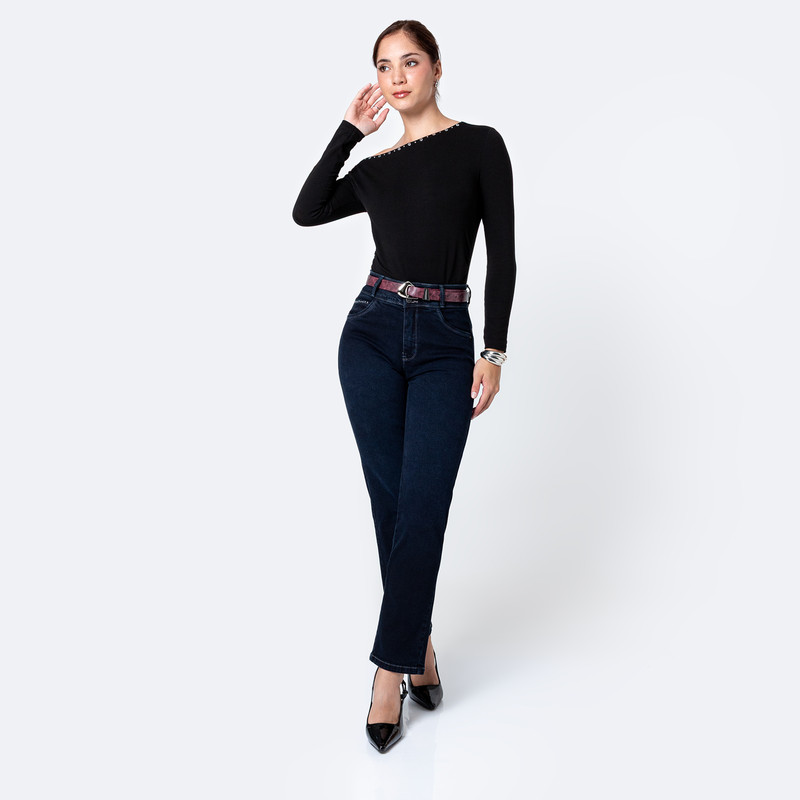 PANTALON DENIM STRETCH MUJER LYSBEL - 2