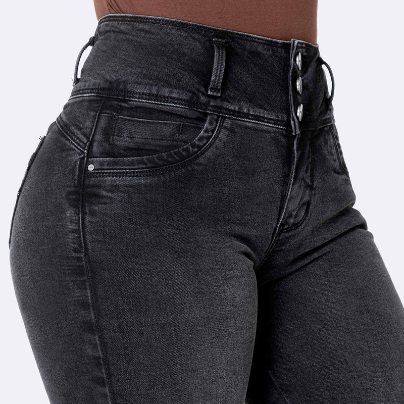 PANTALON DENIM STRETCH MUJER CLADIE - 4