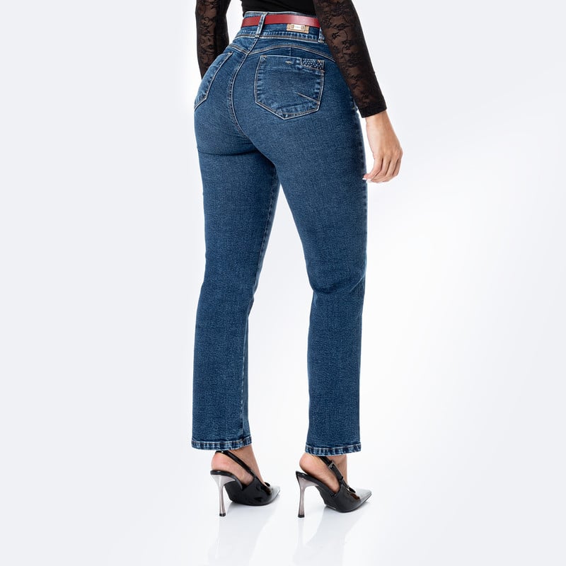 PANTALON DENIM STRETCH MUJER XIMENY - 3