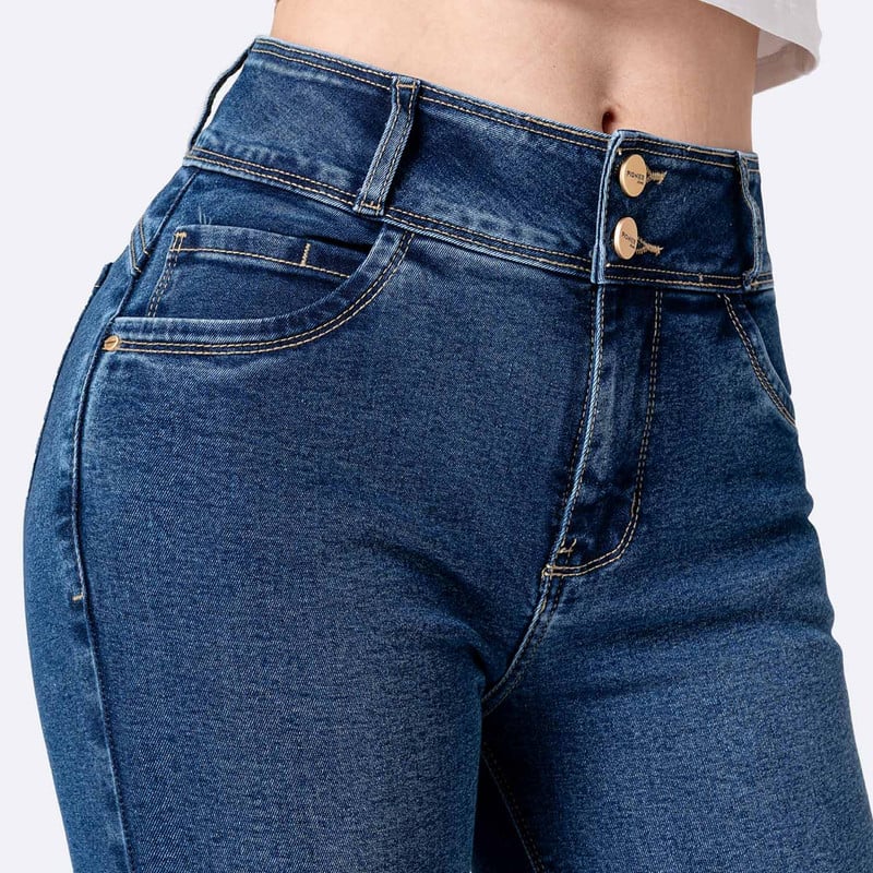 PANTALON DENIM STRETCH MUJER NAEM - 4