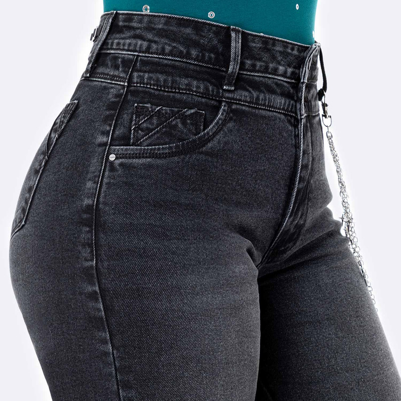 PANTALON DENIM STRETCH MUJER XAMERI - 4