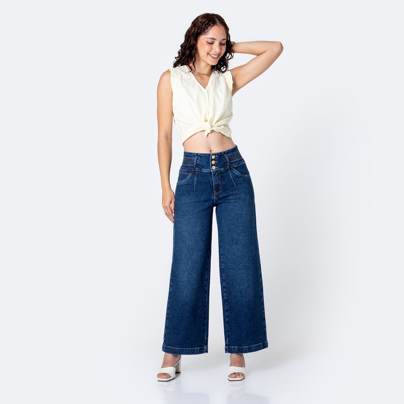 PANTALON DENIM STRETCH MUJER MATHYLDA - 2