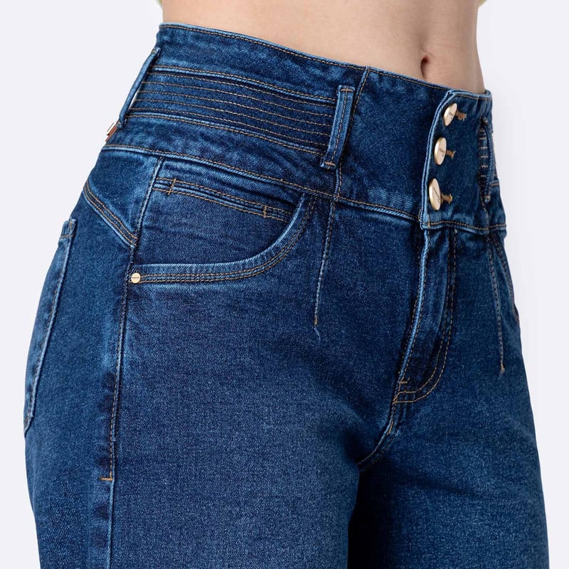 PANTALON DENIM STRETCH MUJER MATHYLDA - 4