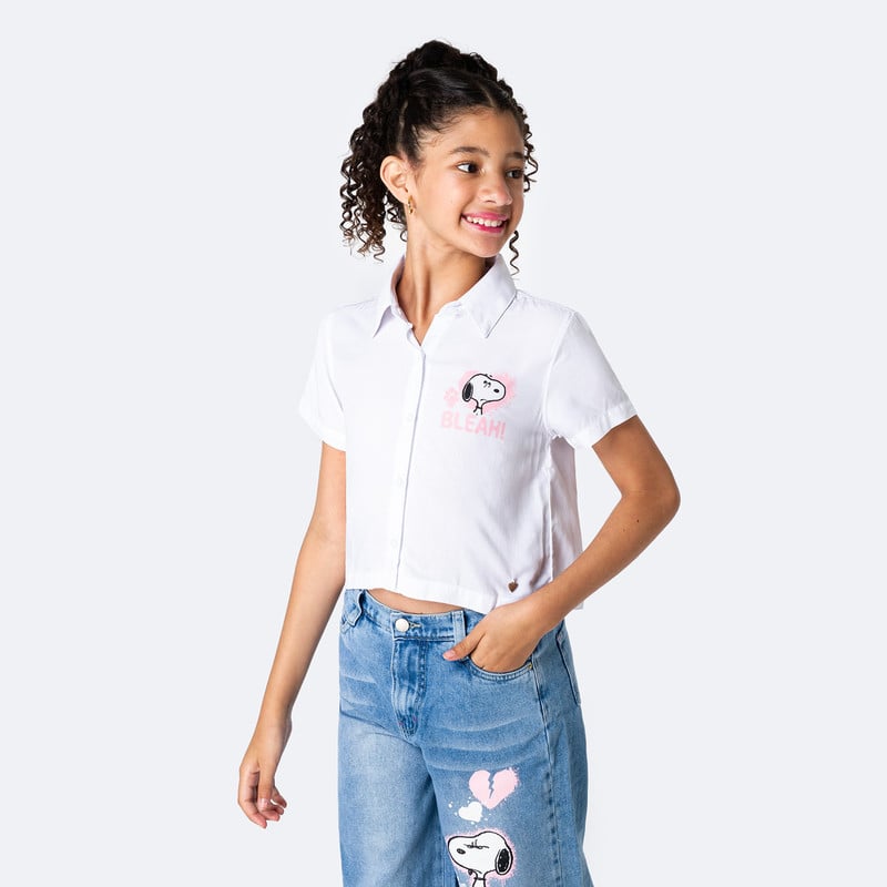 BLUSAS POPELINA NIÑA WANDA-SNOOPY - 1