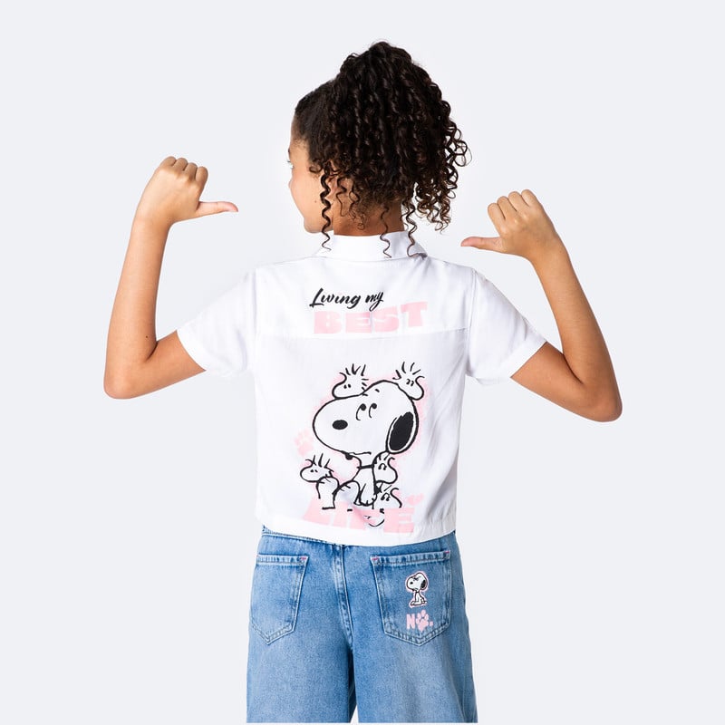 BLUSAS POPELINA NIÑA WANDA-SNOOPY - 3