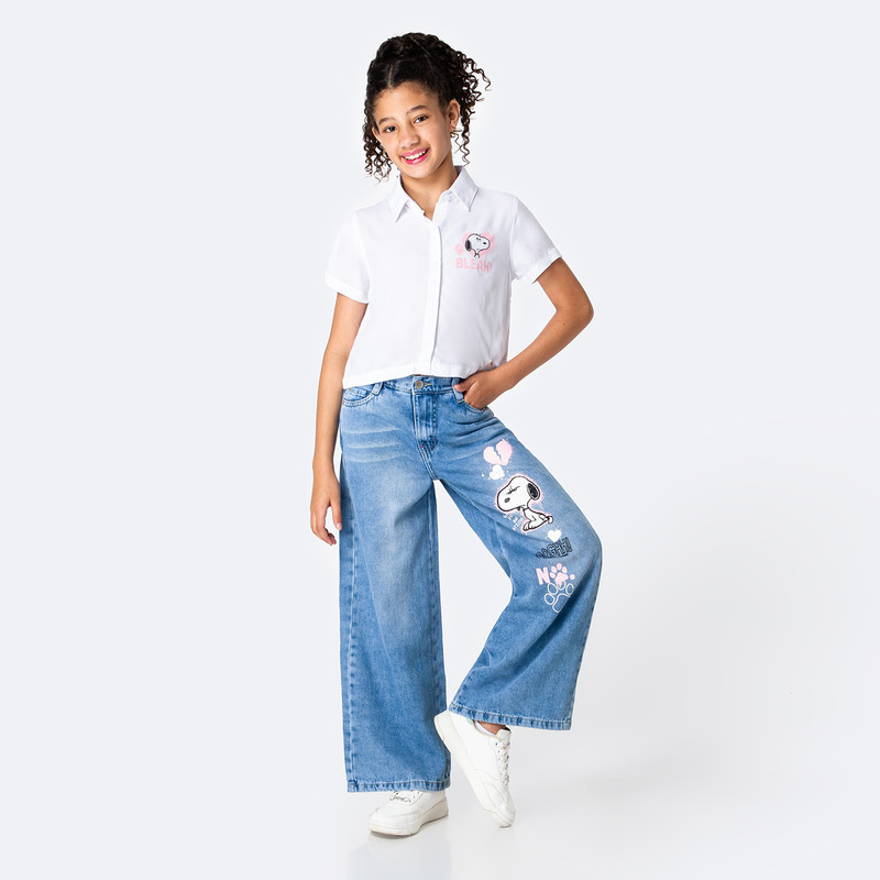 BLUSAS POPELINA NIÑA WANDA-SNOOPY - 5