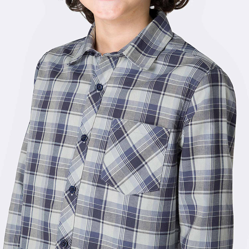 CAMISA CUADROS NIÑO CESAHR CR - 2