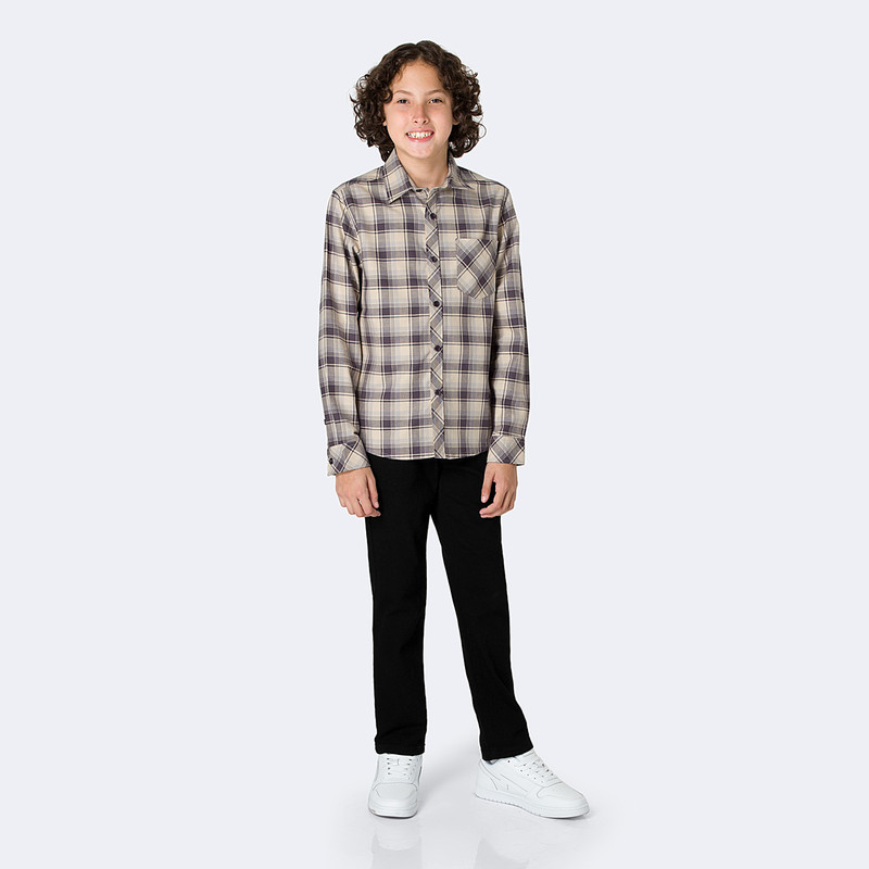CAMISA CUADROS NIÑO CESAHR CR - 4