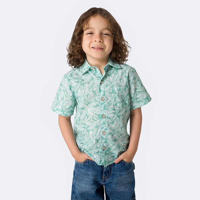 CAMISA POPELINA NIÑO ALEJOHH - 1