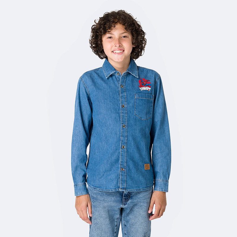 CAMISA DENIM NIÑO TORETO-MARVEL - 1