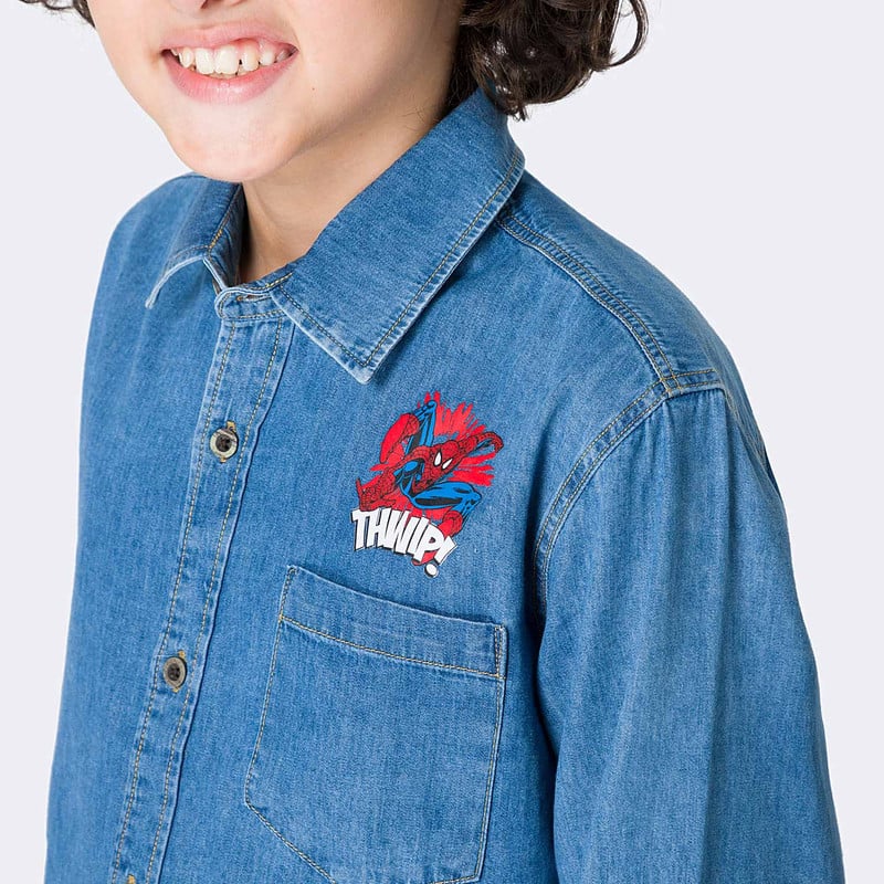CAMISA DENIM NIÑO TORETO-MARVEL - 2