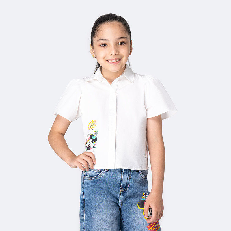 BLUSAS POPELINA NIÑA ANILIA-DISNEY - 1