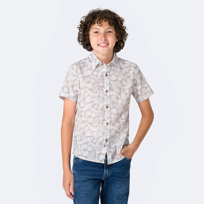 CAMISA POPELINA NIÑO HABRANHH - 1
