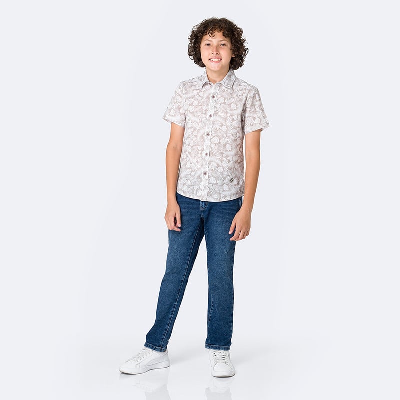 CAMISA POPELINA NIÑO HABRANHH - 4