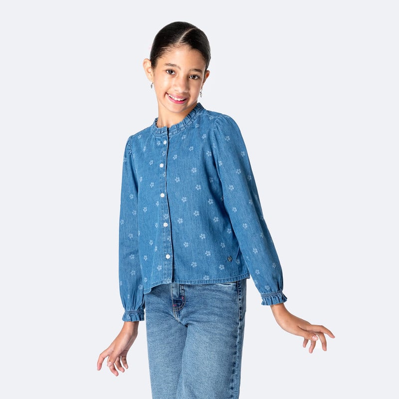 BLUSAS DENIM NIÑA LIDYAH - 1