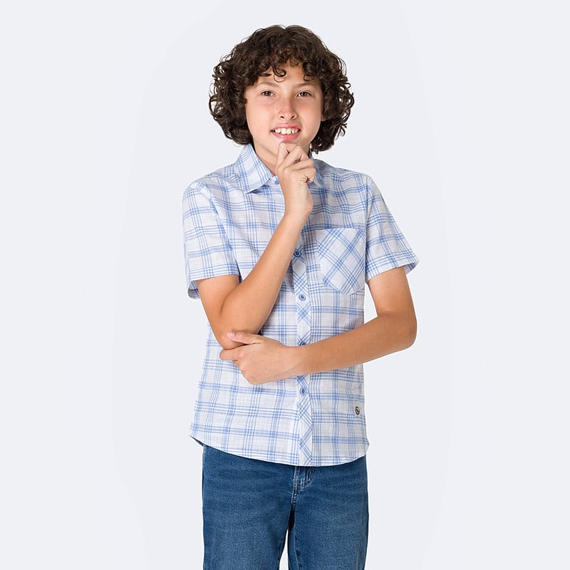 CAMISA CUADROS NIÑO JOELHH - 1