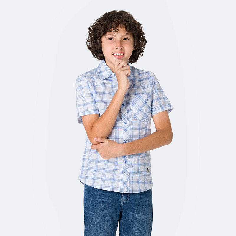 CAMISA CUADROS NIÑO JOELHH - 1