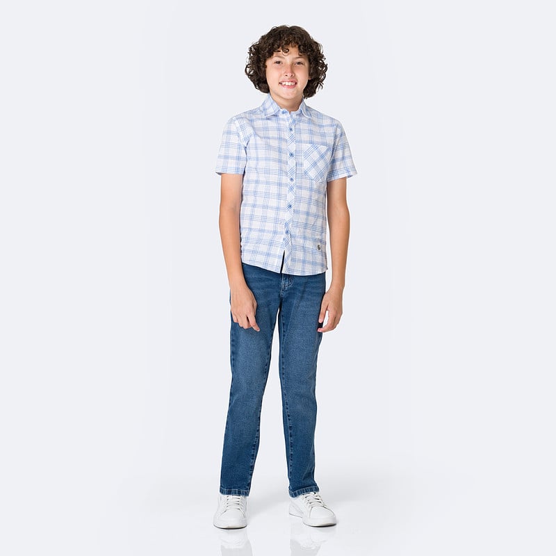 CAMISA CUADROS NIÑO JOELHH - 4