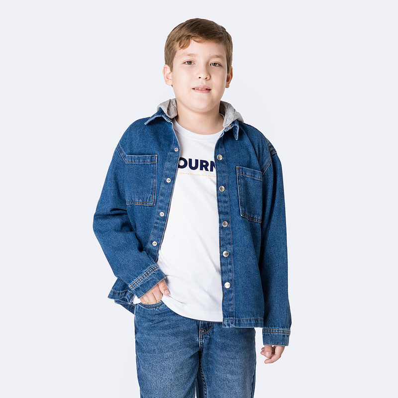 CAMISA DENIM NIÑO GABRIELJ - 1