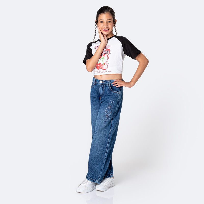 PANTALON DENIM NIÑA ELHENAH - 2