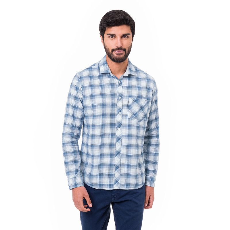 CAMISA CUADROS HOMBRE LARSEN C-ML - 1