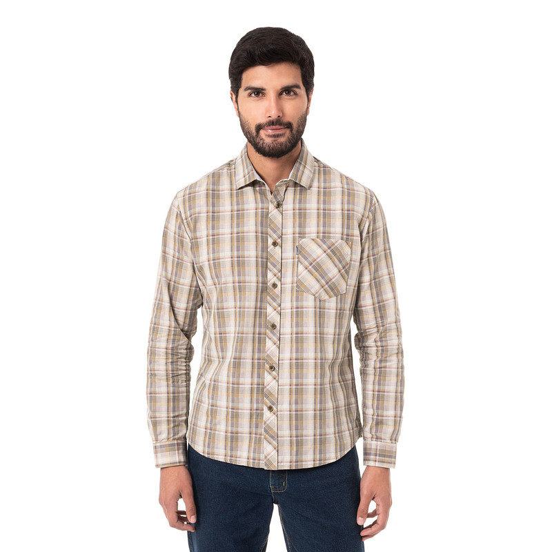 CAMISA CUADROS HOMBRE LARSEN C-ML - 1
