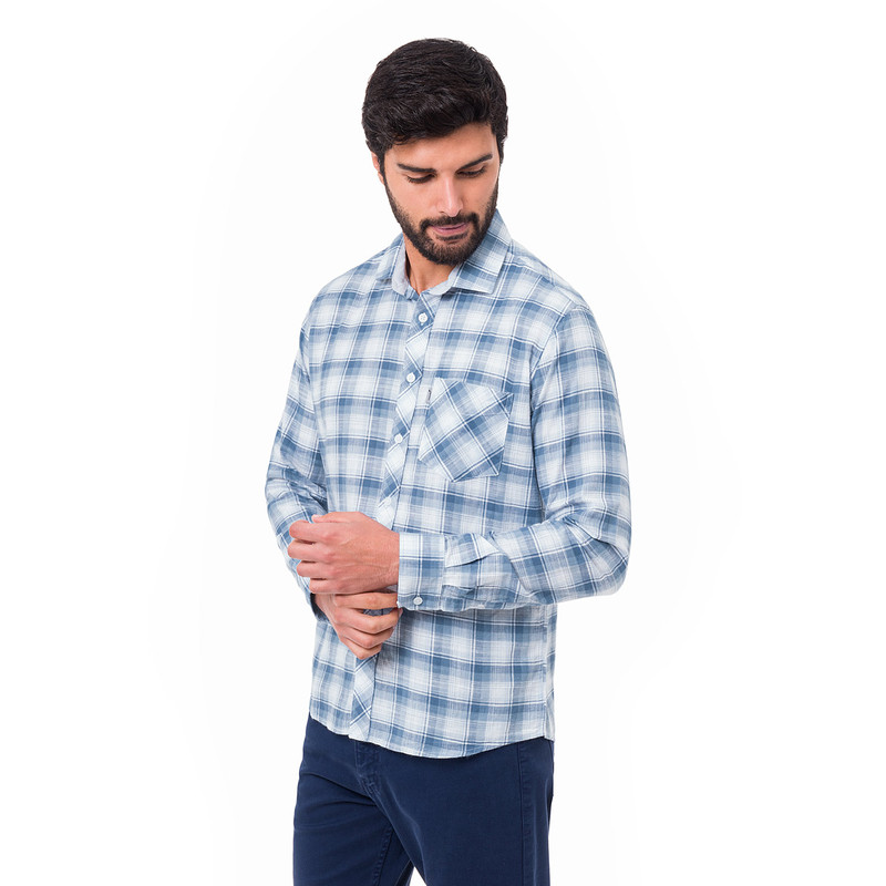 CAMISA CUADROS HOMBRE LARSEN C-ML - 2